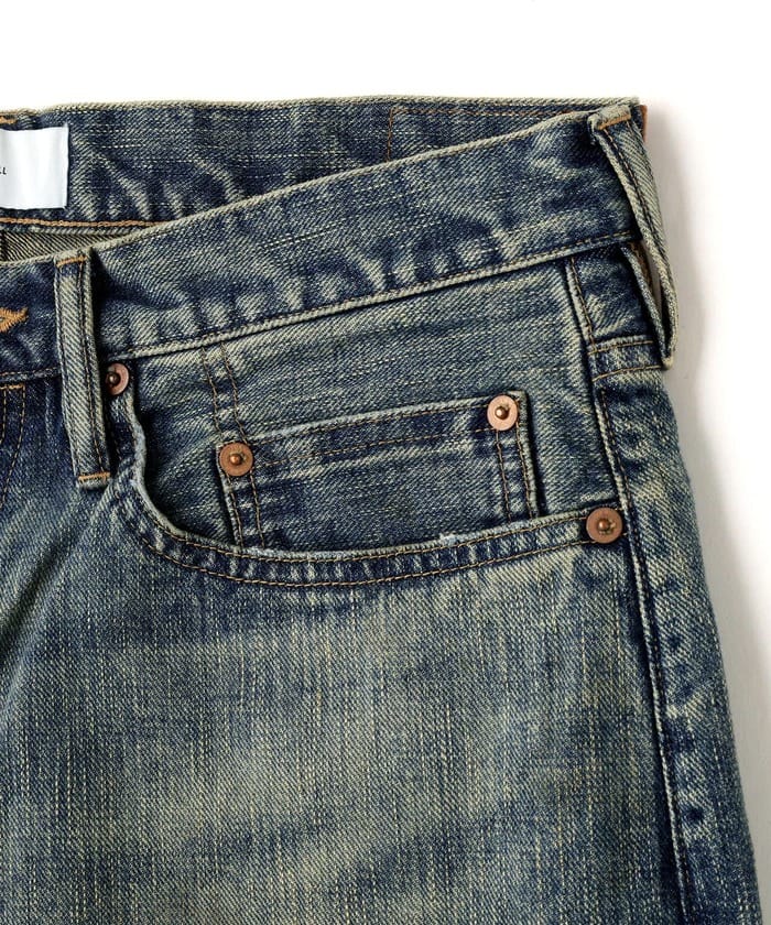 SUGARHILL/シュガーヒル/DAMAGED MODERN DENIM PANTS SHORTS ブルー (110) 30