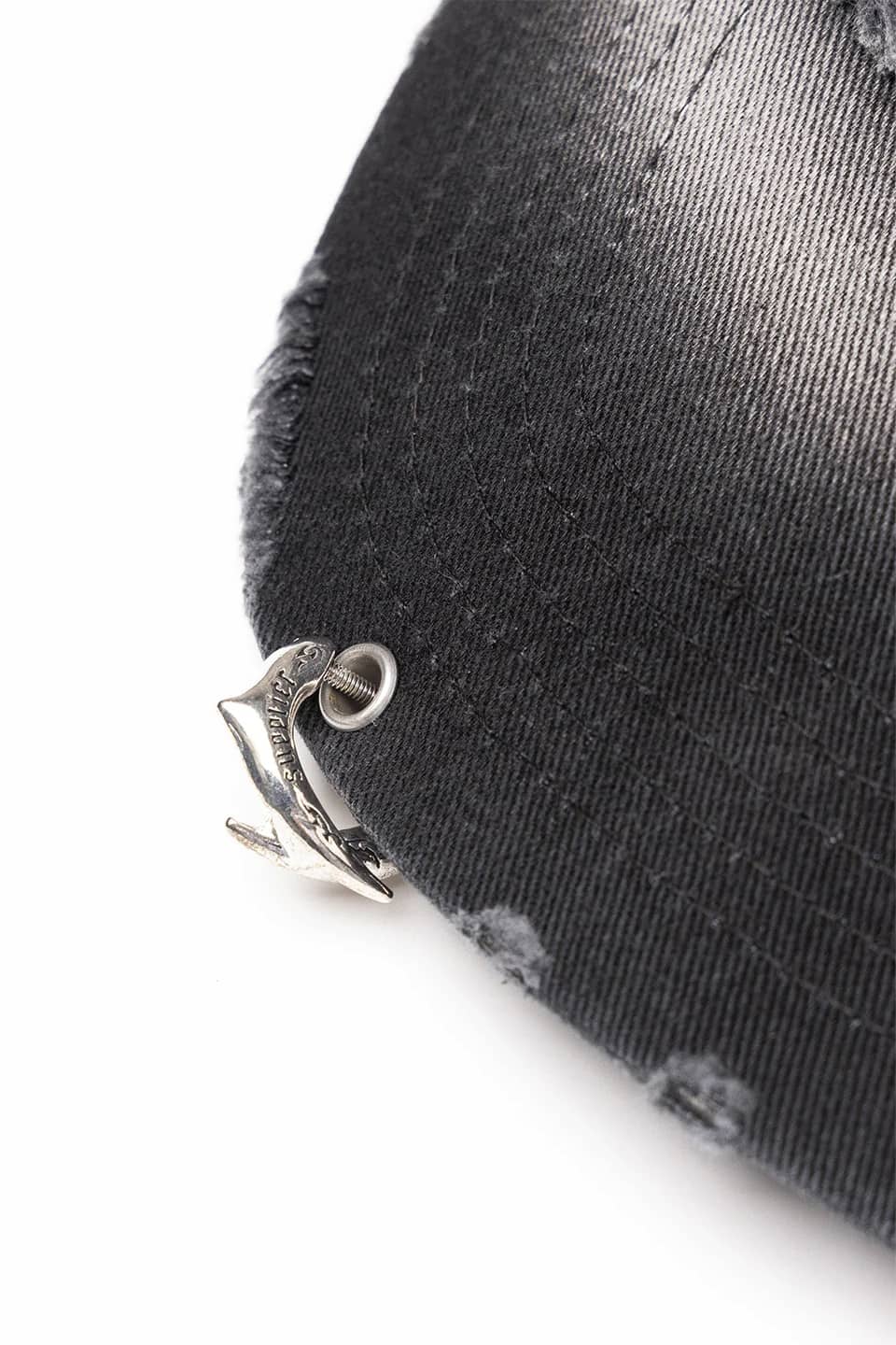Supplier/ サプライヤー/Pierced Logo 6 Panel Cap Black FREE