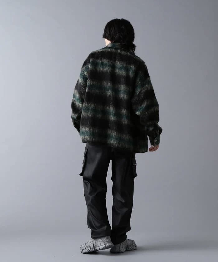 DankeSchon/ダンケシェーン/SHAGGY SHIRTS グリーン (140) FREE