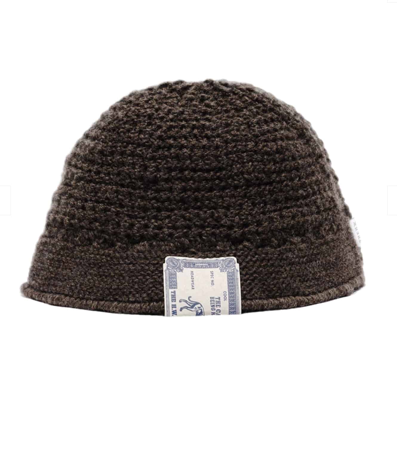 THE H.W.DOG&CO./ザエイチダブリュードッグアンドコー/KNIT HAT Brown Free