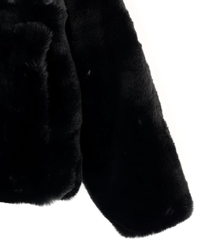 DankeSchon/ダンケシェーン/ECO FUR STAND BLOUSON BLACK Black M