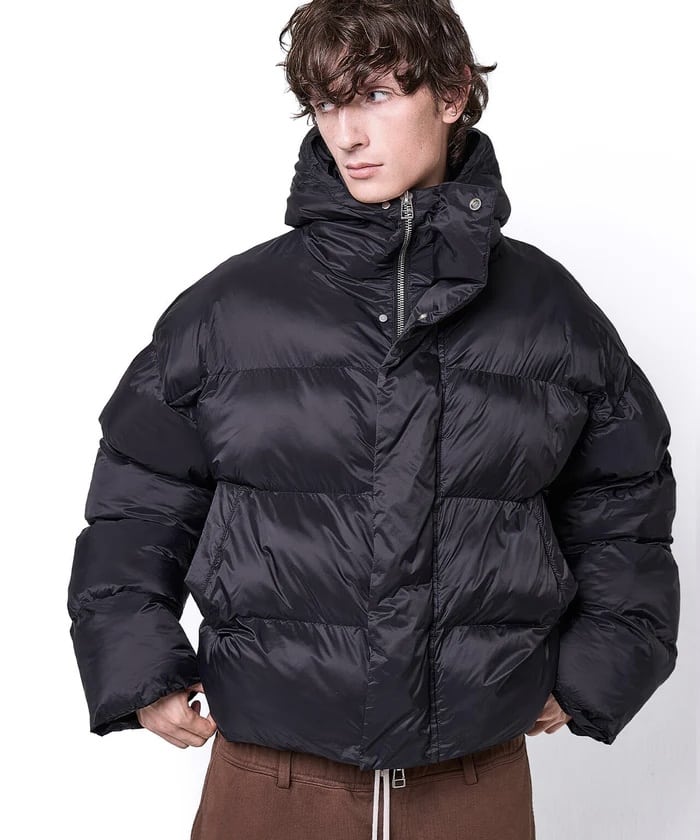 DankeSchon/ダンケシェーン/高密度NYLON HOODED BLOUSON Black S