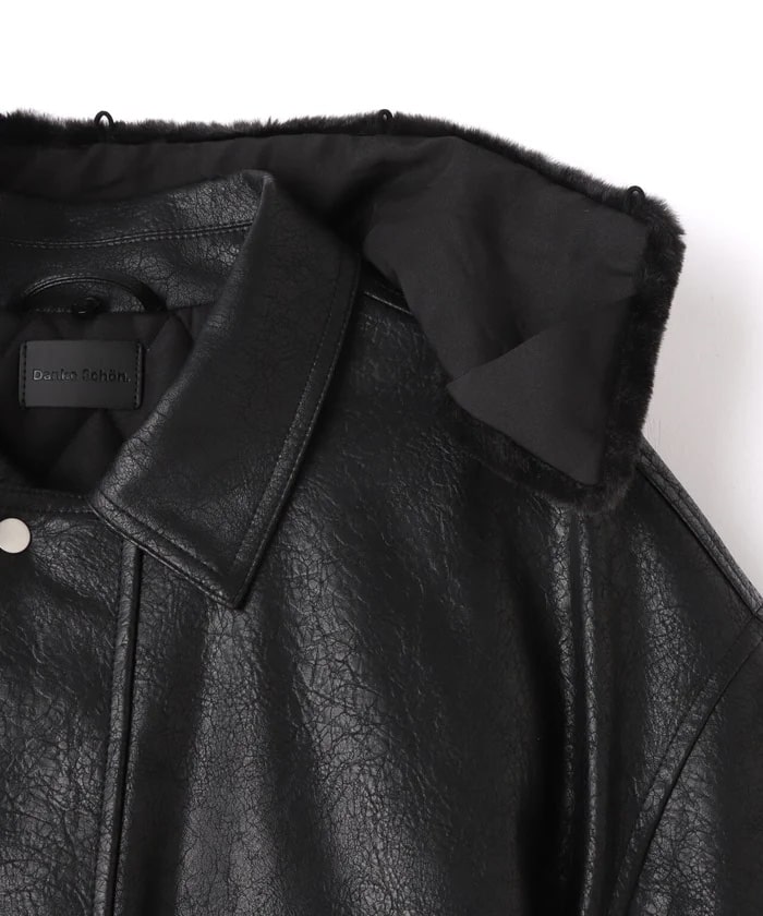 DankeSchon/ダンケシェーン/PULEATHER A2 BLOUSON Black M