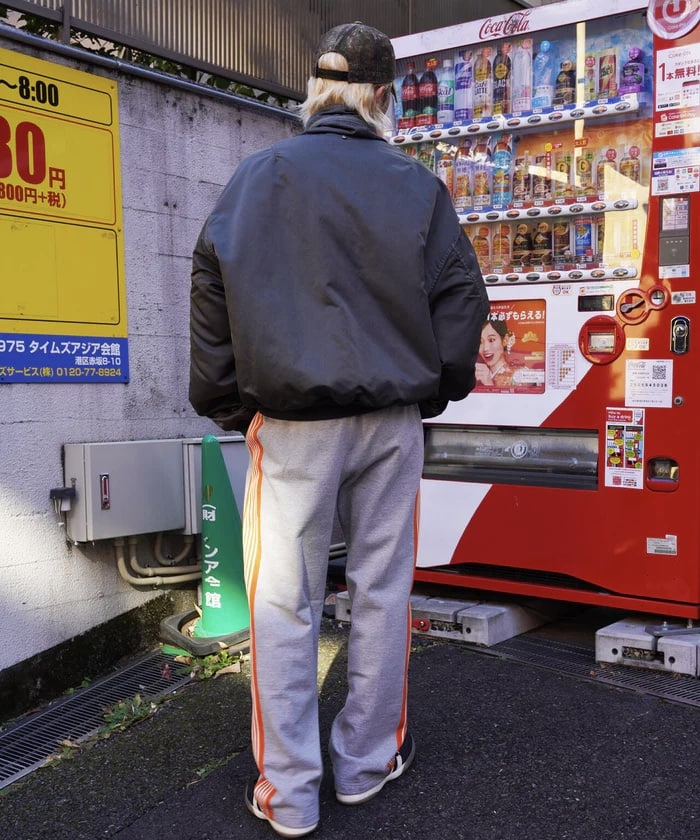 NEEDLES/ニードルズ/【LHP EXCLUSIVE】TRACK PANT - COTTON JERSEY orange XS