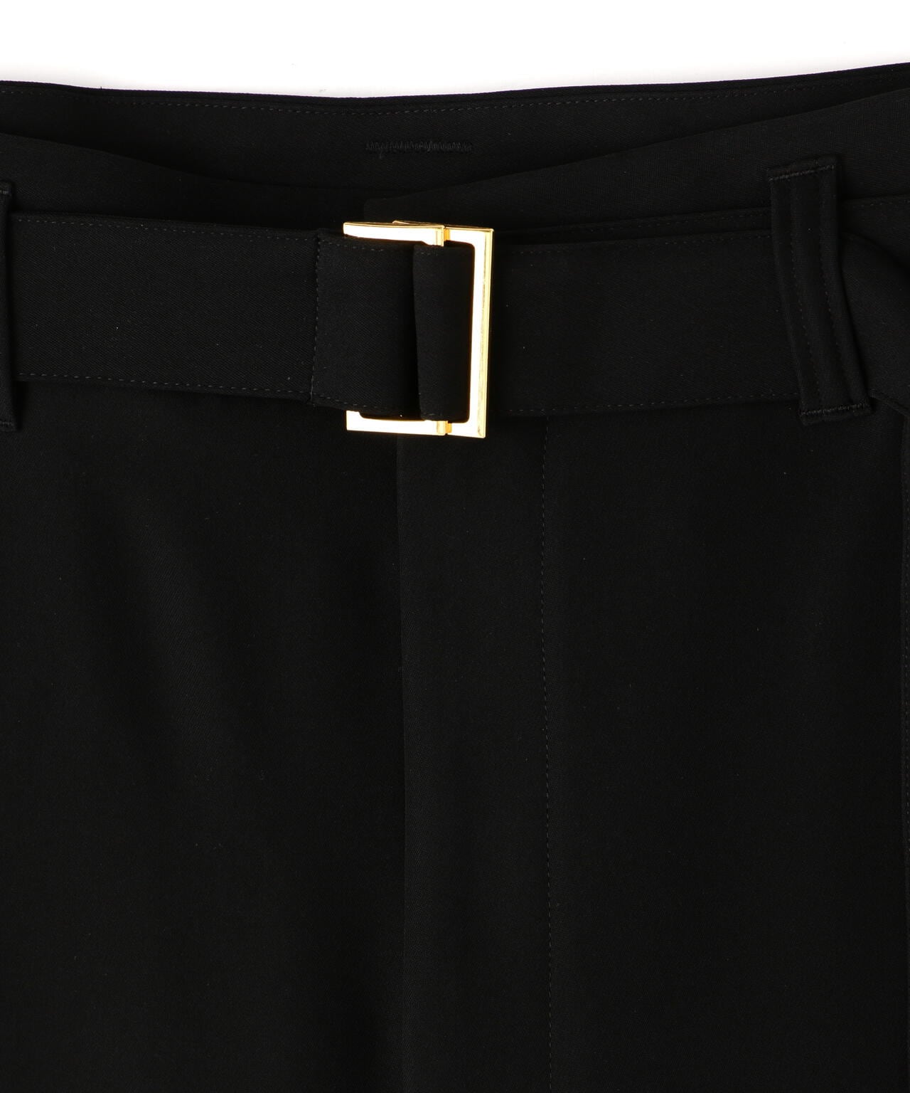 CULLNI/クルニ/Double Satin Slim Pants Black 1