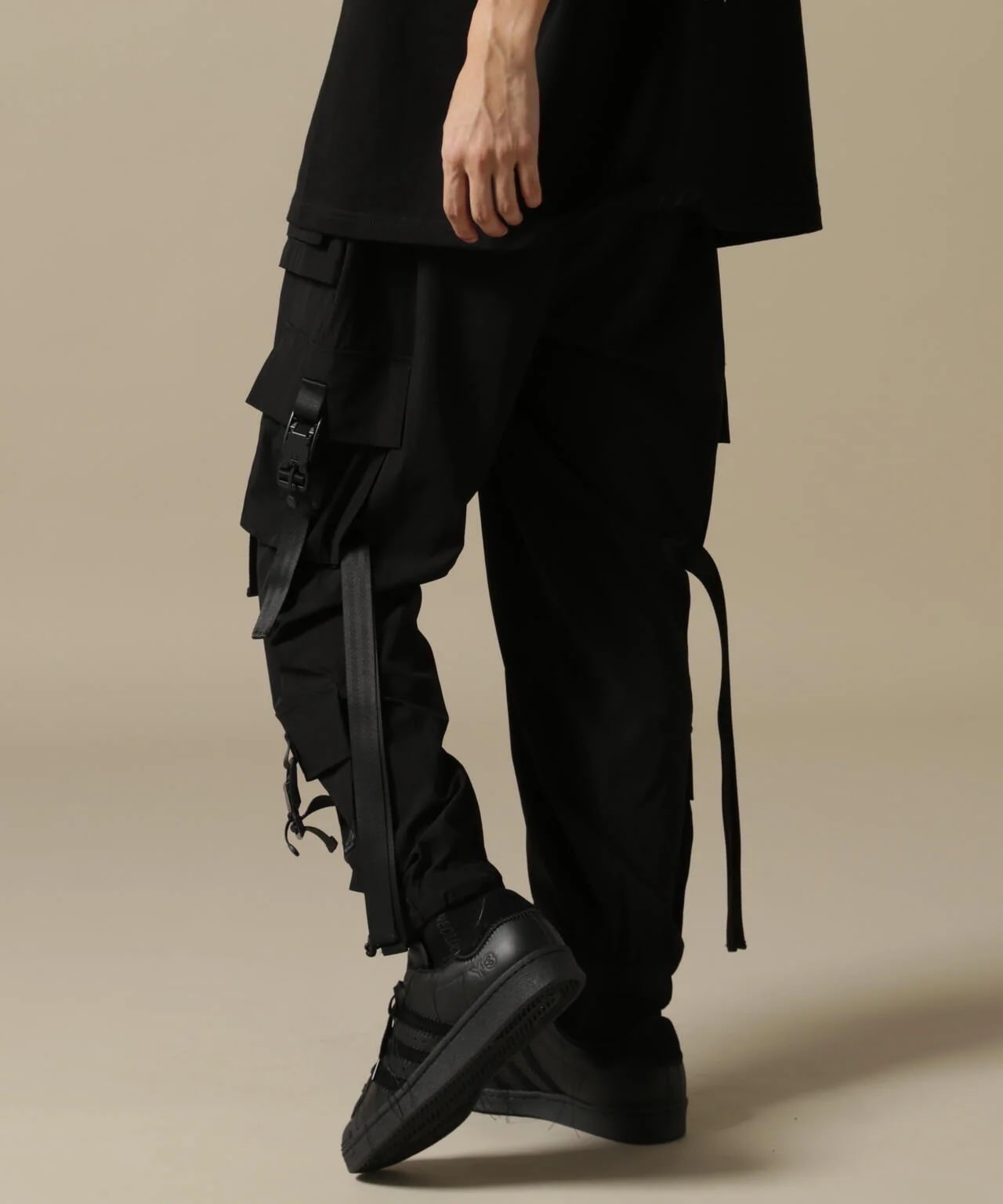 DankeSchon/ダンケシェーン/PREMIUM撥水SN POCKET CARGO PANTS Black M