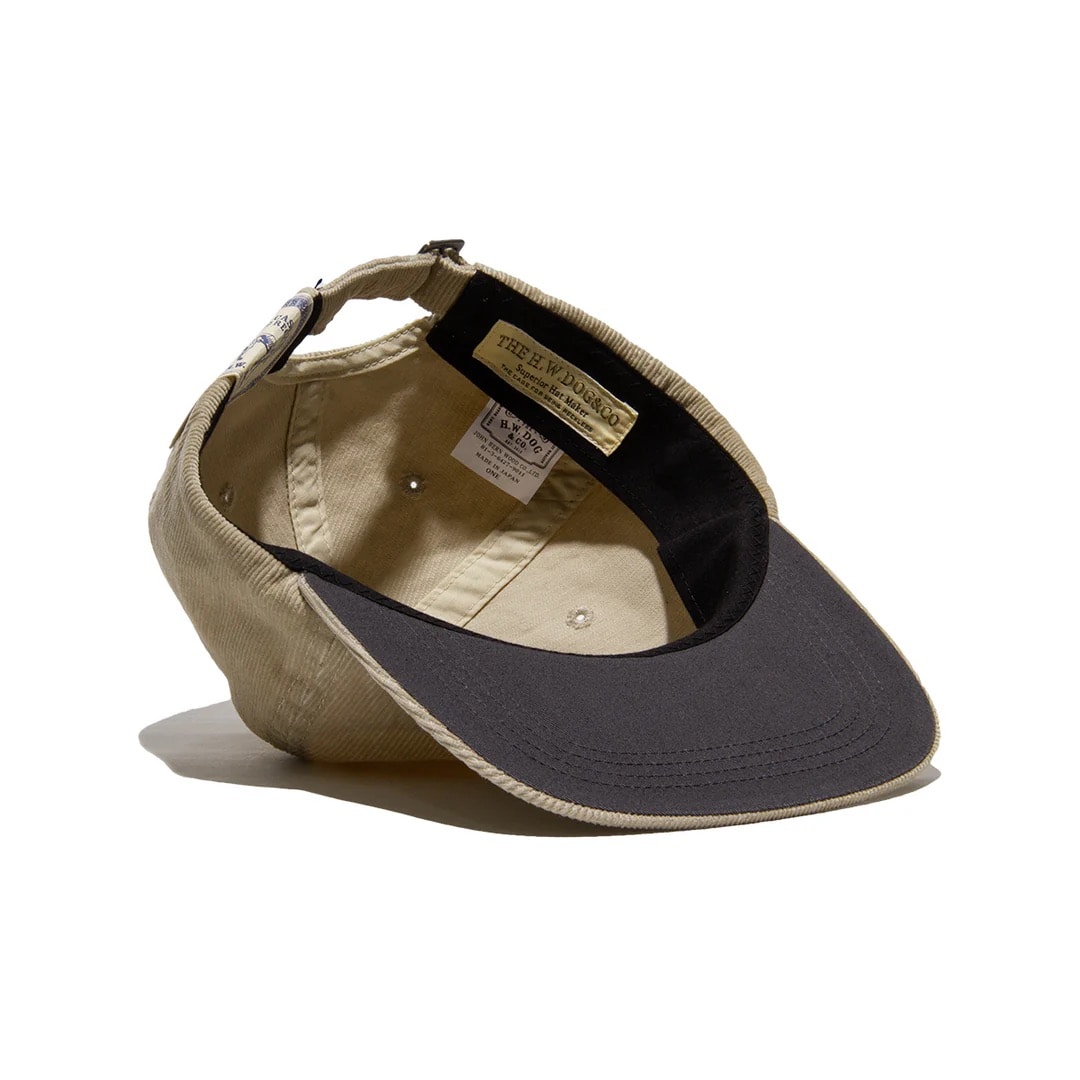 THE H.W.DOG&CO./ザエイチダブリュードッグアンドコー　CORDUROY WORKERS CAP - Beige Beige Free