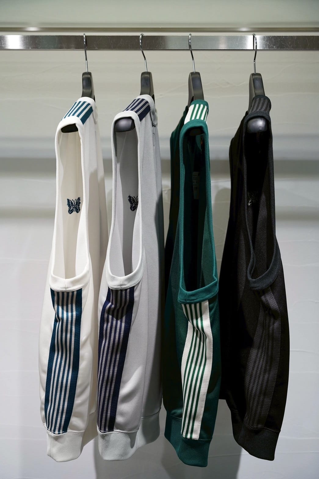  NEEDLES/ニードルズ/【LHP EXCLUSIVE】 Sleeveless Track Crew Neck - Poly Smooth" Green S