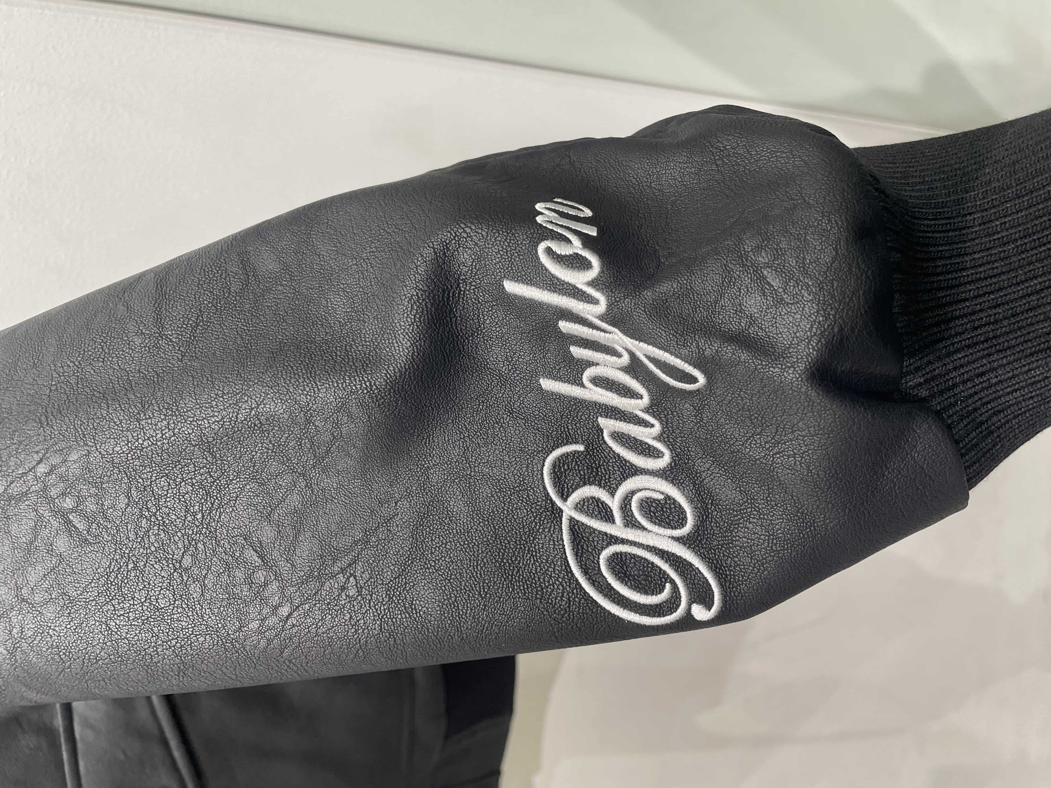 BABYLON/バビロン/FAUX LEATHER JACKET Black S