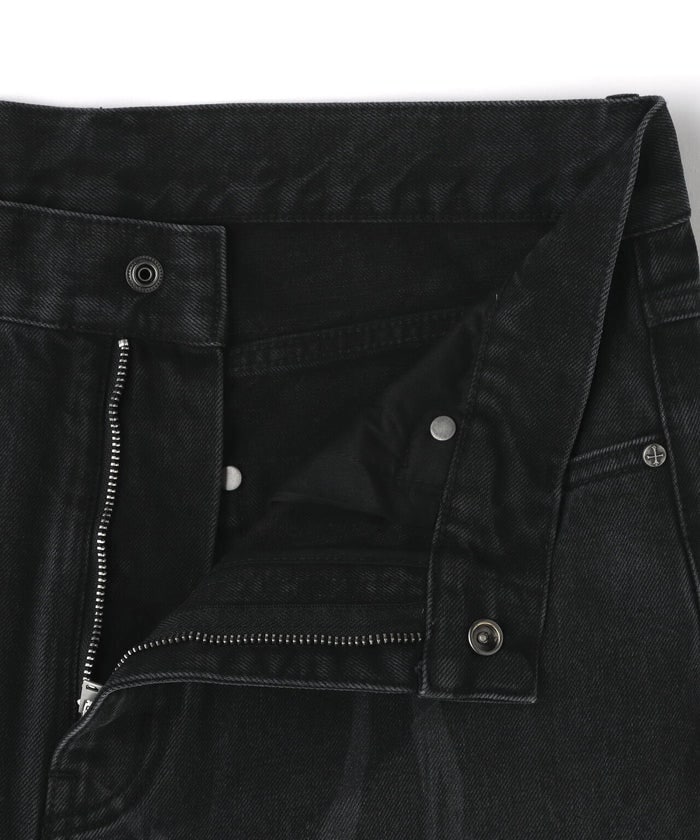 SUPPLIER/サプライヤー/DOUBLEKNEE BAGGY JEANS Black S