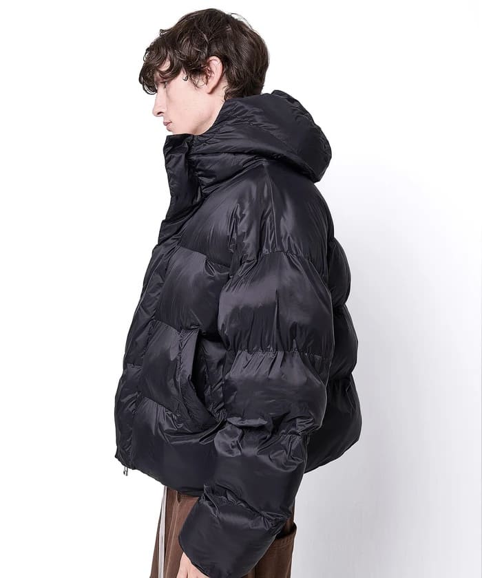 DankeSchon/ダンケシェーン/高密度NYLON HOODED BLOUSON Black S