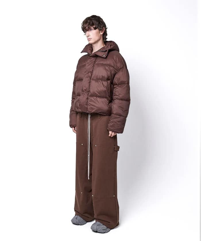 DankeSchon/ダンケシェーン/高密度NYLON HOODED BLOUSON Brown S