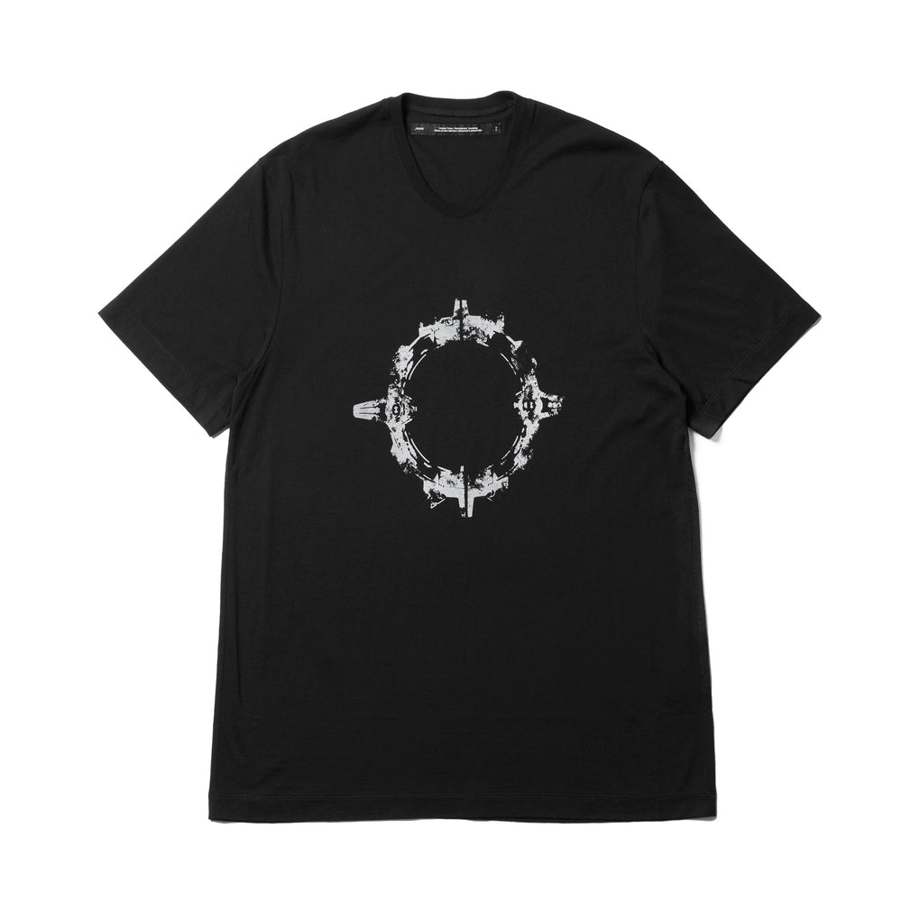 Julius/ユリウス/857CPM2 Black / プリントレギュラーTシャツ