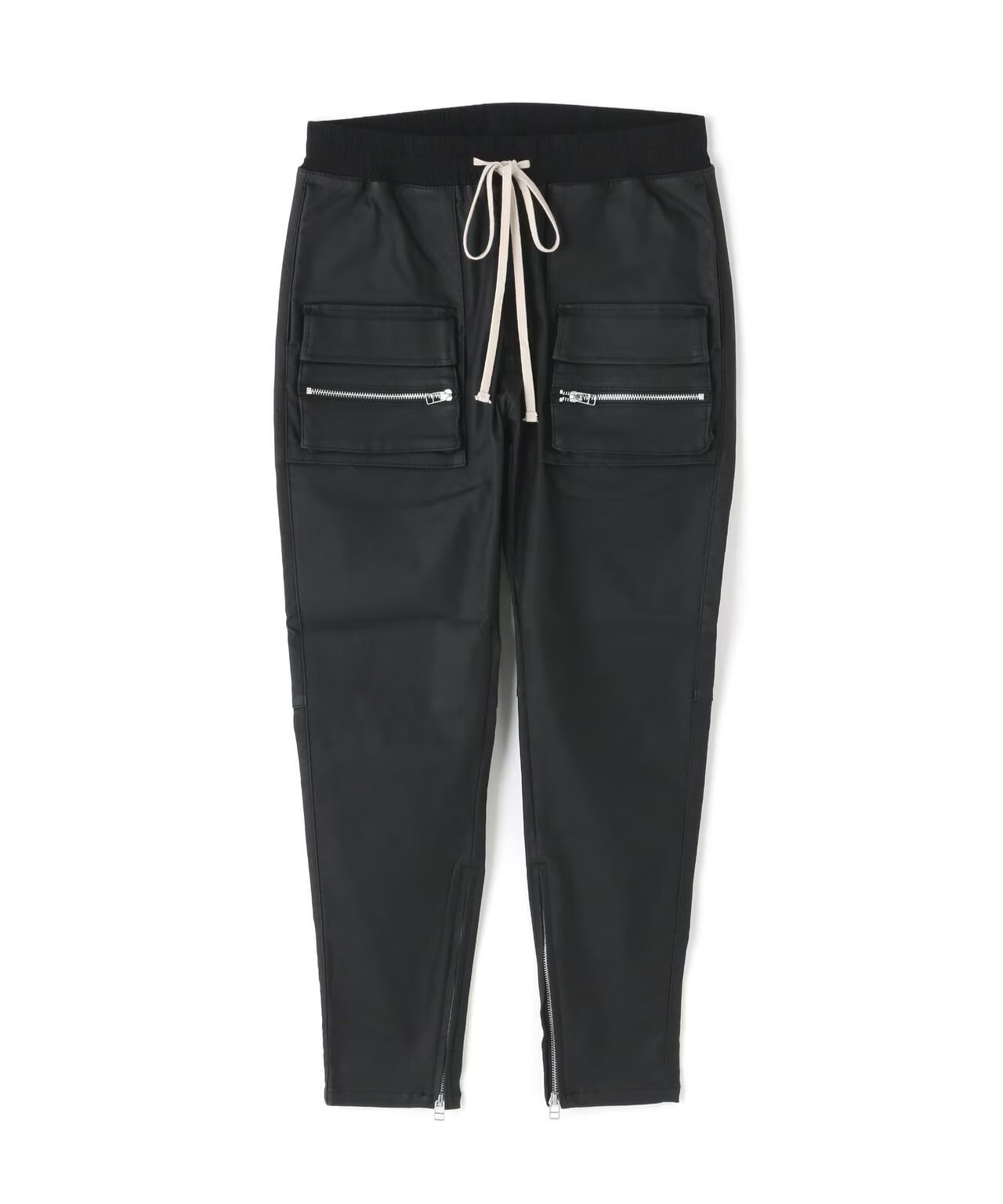 DankeSchon/ダンケシェーン/COATING FLAP POCKET PANTS Black S