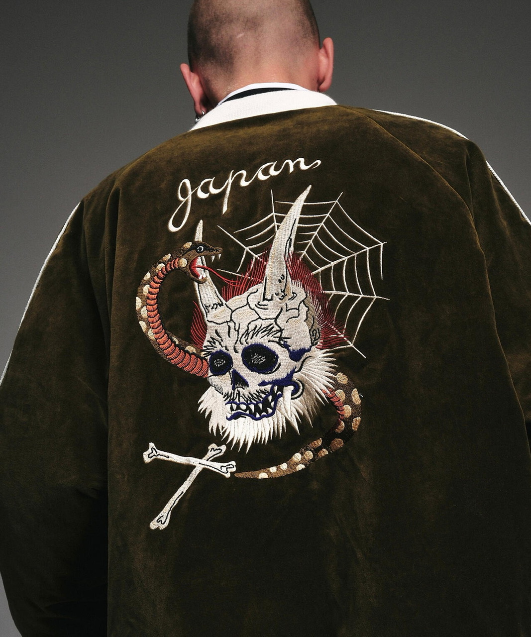  blackmeans/ブラックミーンズ/【LHP EXCLUSIVE】SKA JACKET VELVETEEN Olive 3