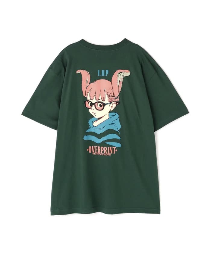 overprint/オーバープリント/【LHP EXCLUSIVE】RABBIT TEE Green M