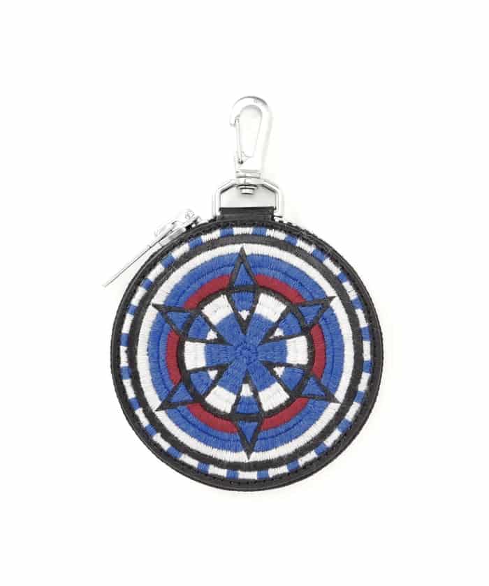 Blackmeansブラックミーンズ×ゴレンジャー サークルポーチ 5カラー Blue FREE