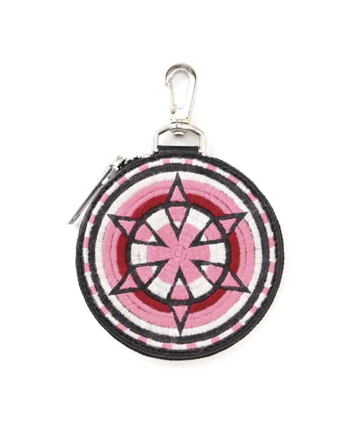 Blackmeansブラックミーンズ×ゴレンジャー サークルポーチ 5カラー Pink FREE