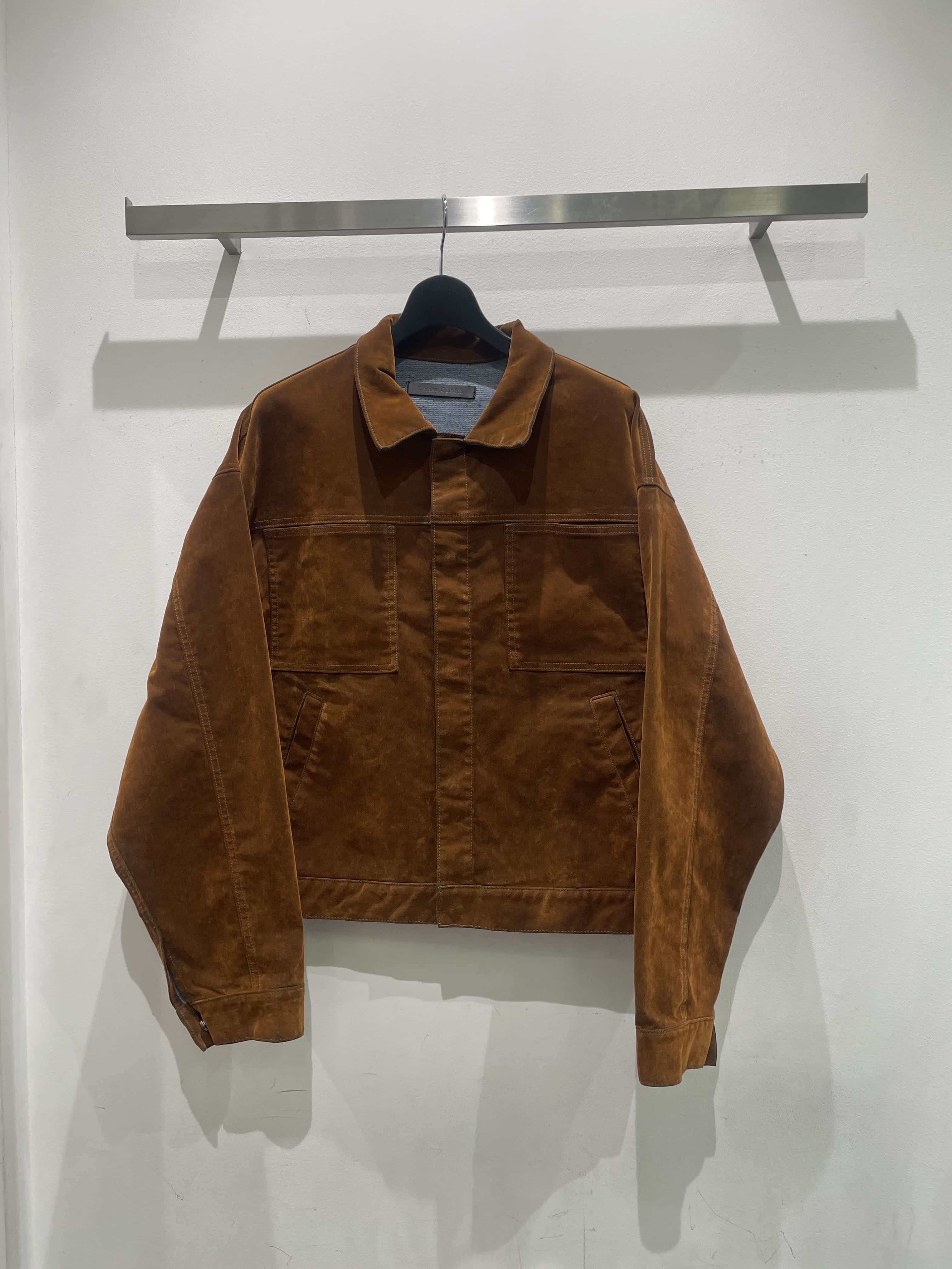 DankeSchon/ダンケシェーン/FLOCKYDENIM SHORTJKT Brown M