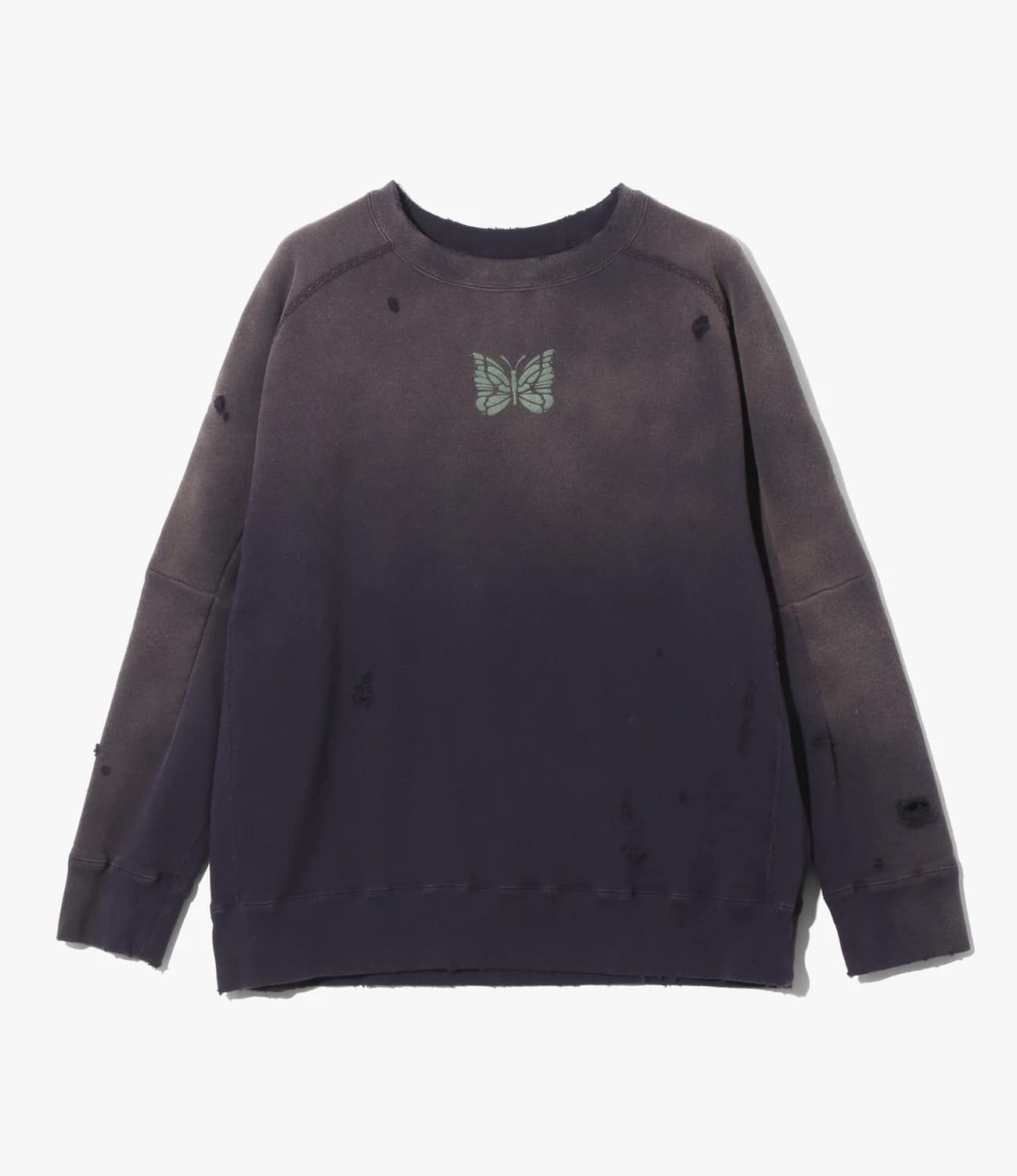  Needles 25aw DECONSTRUCTED SWEATSHIRT-FRENCHTERRY purple M