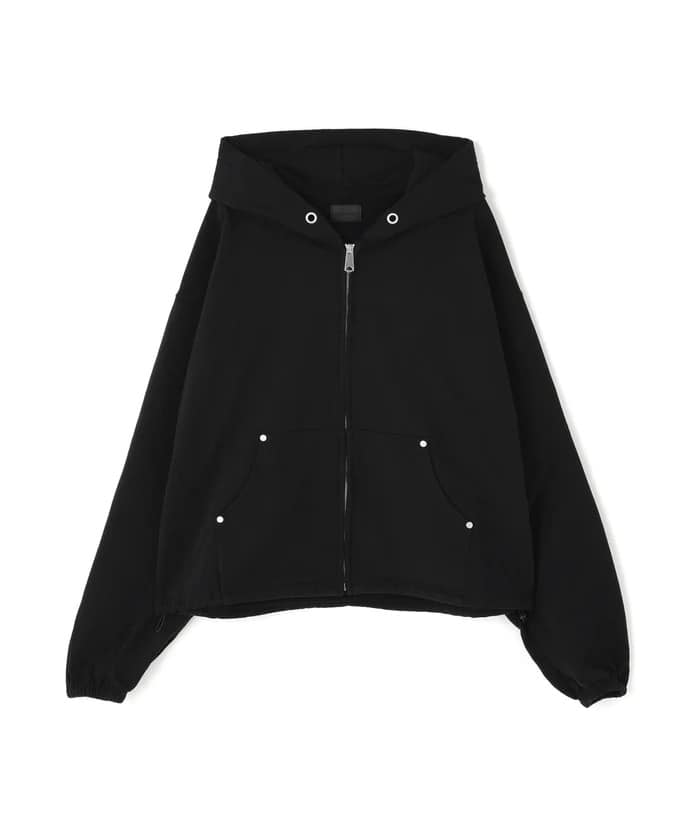DankeSchon/ダンケシェーン/480HW SWEAT ZIP HOODIE Black S