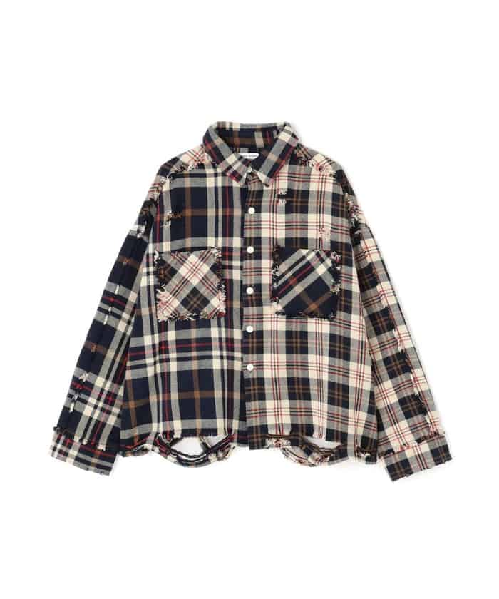 DankeSchon/ダンケシェーン/FLANNEL SHIRTS Beige M