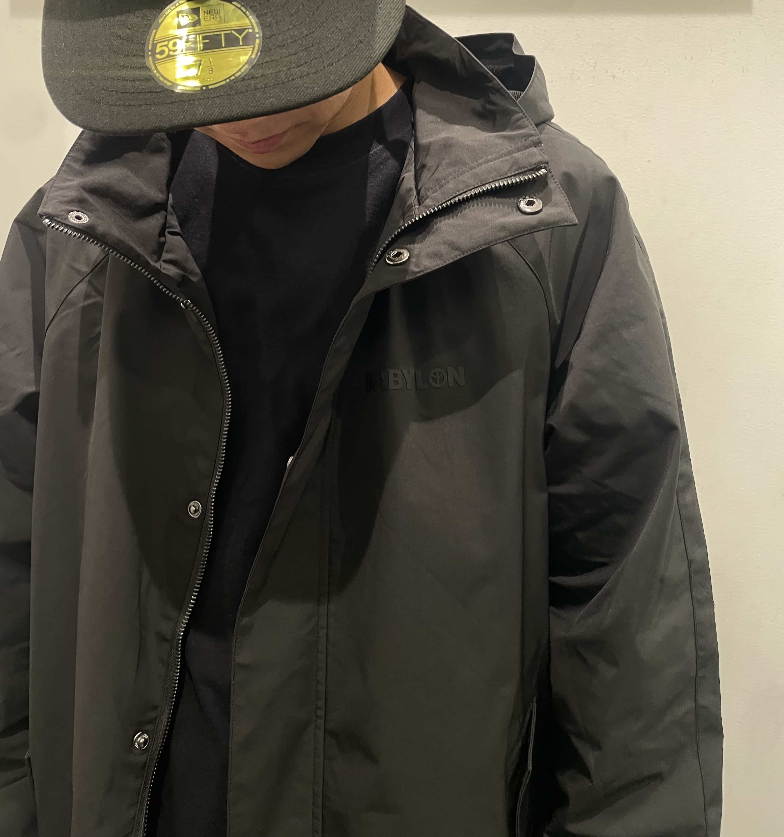 BABYLON/バビロン/UTILTY RAIN JACKET Black S