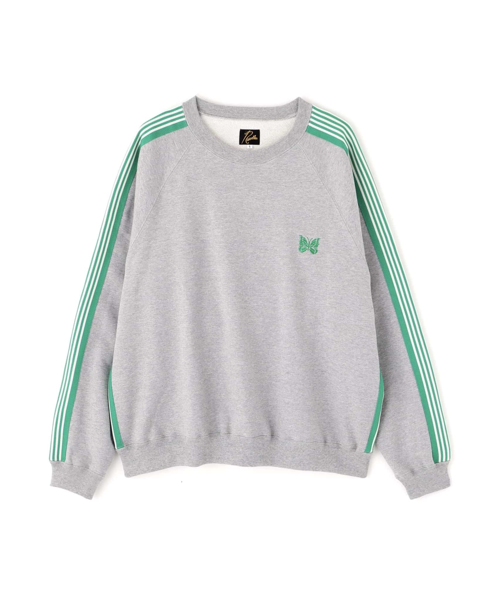 NEEDLES/ニードルズ/ 【EXCLUSIV】 Track Crew Neck Shirt - Cotton Jersey" Green M