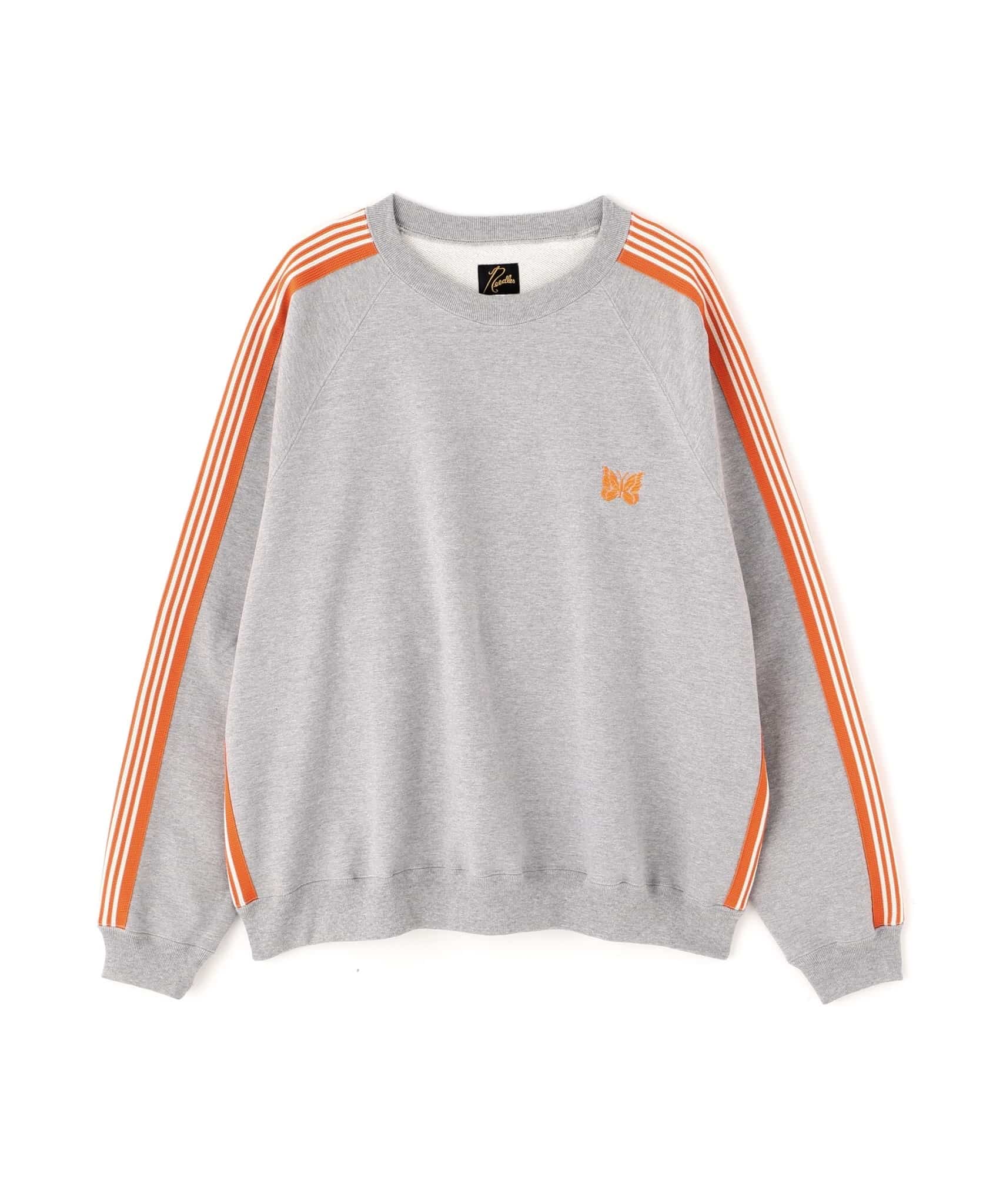 NEEDLES/ニードルズ/ 【EXCLUSIV】 Track Crew Neck Shirt - Cotton Jersey" orange M