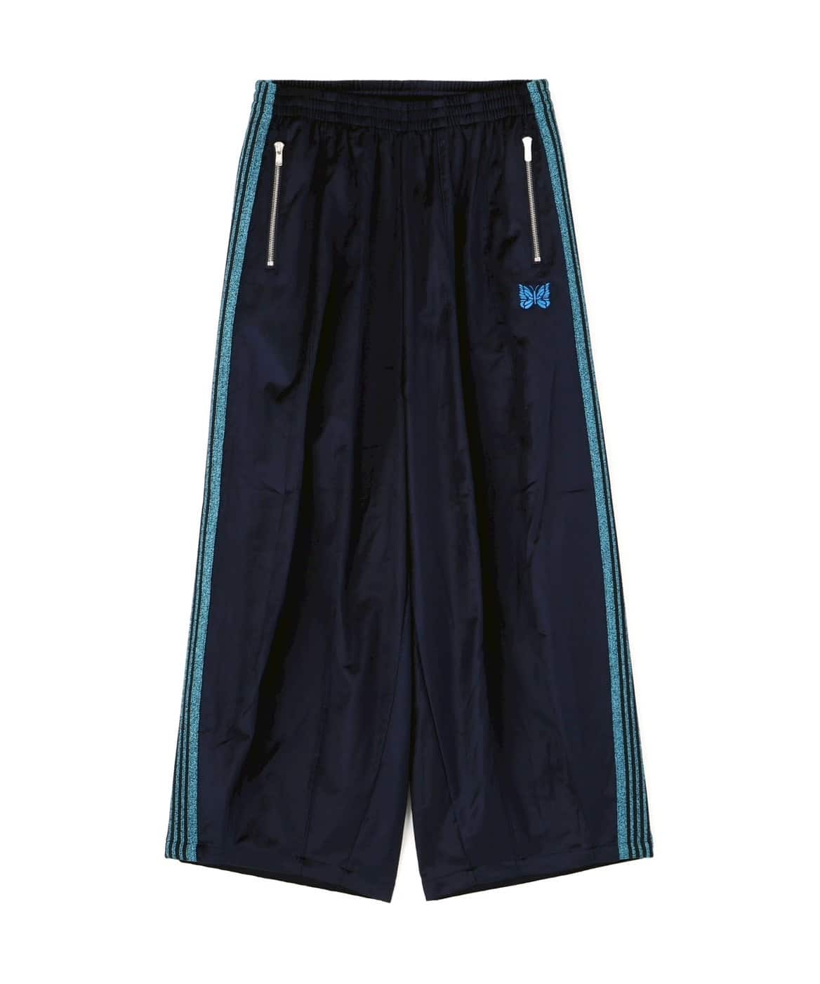 Needles ニードルス 26ss "Exclusive H.D. Track Pant - C/PE Velour" Navy Black XS