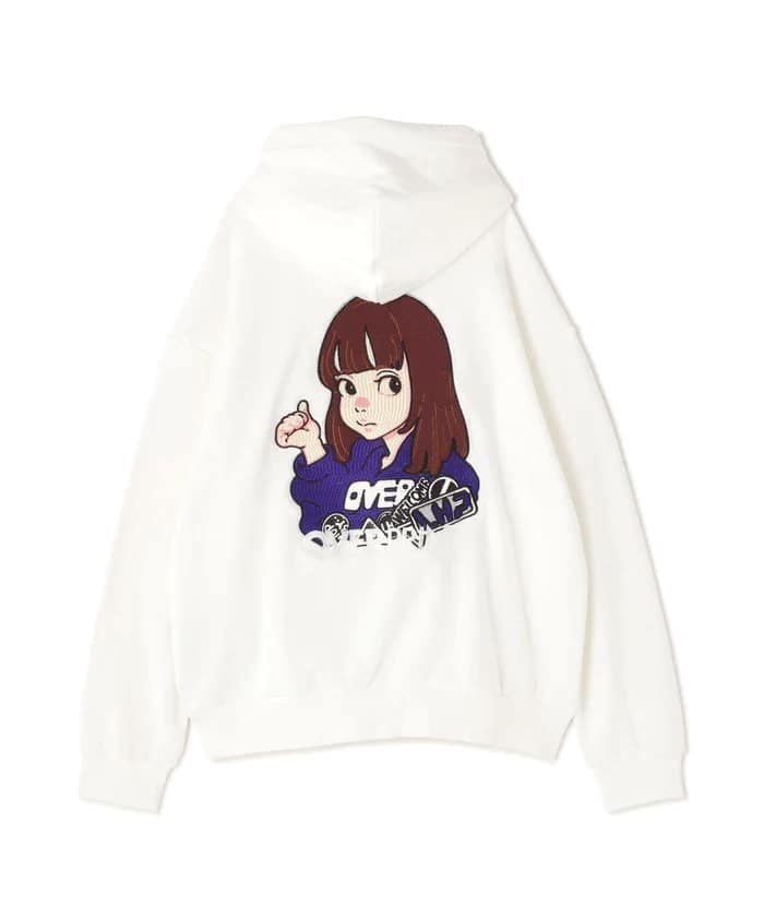 overprint/オーバープリント/【LHP EXCLUSIVE】SIGNBOARD HOODIE White M
