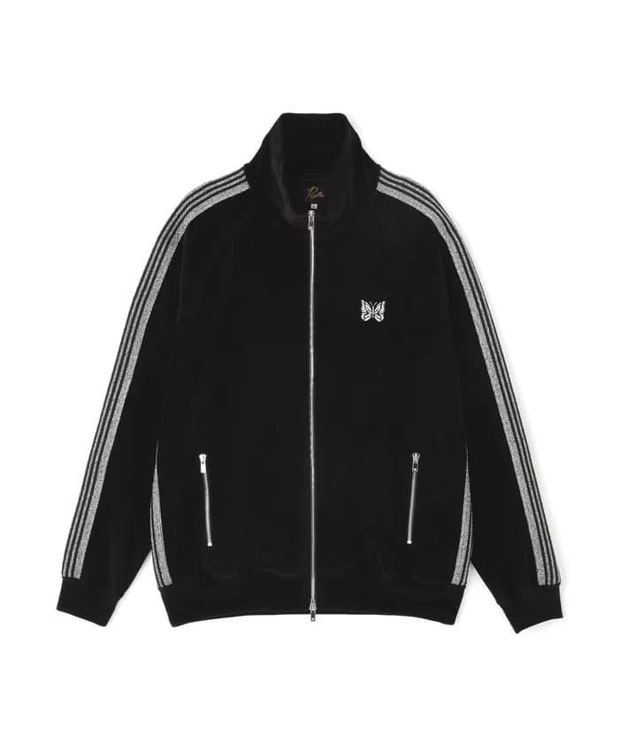 NEEDLES/ニードルズ/【LHP EXCLUSIVE】TRACK JACKET - C/PE VELOUR（BLACK） Black S
