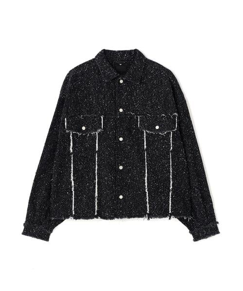 DankeSchon/ダンケシェーン/NEEDLEPUNCH DENIM 3rd JACKET Black S