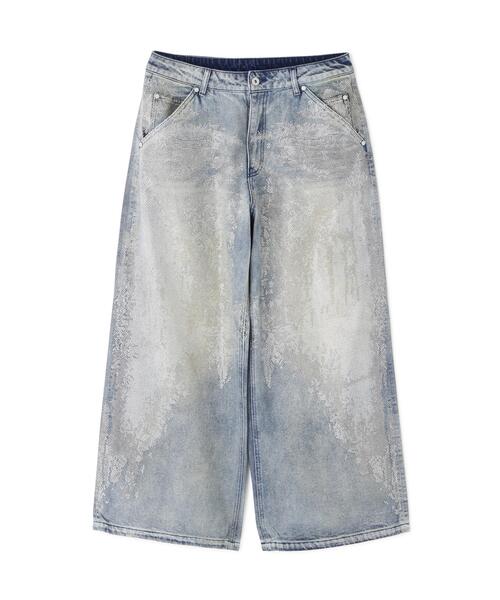 DankeSchon/ダンケシェーン/12oz BAGGY JEANS/SWARO Blue S