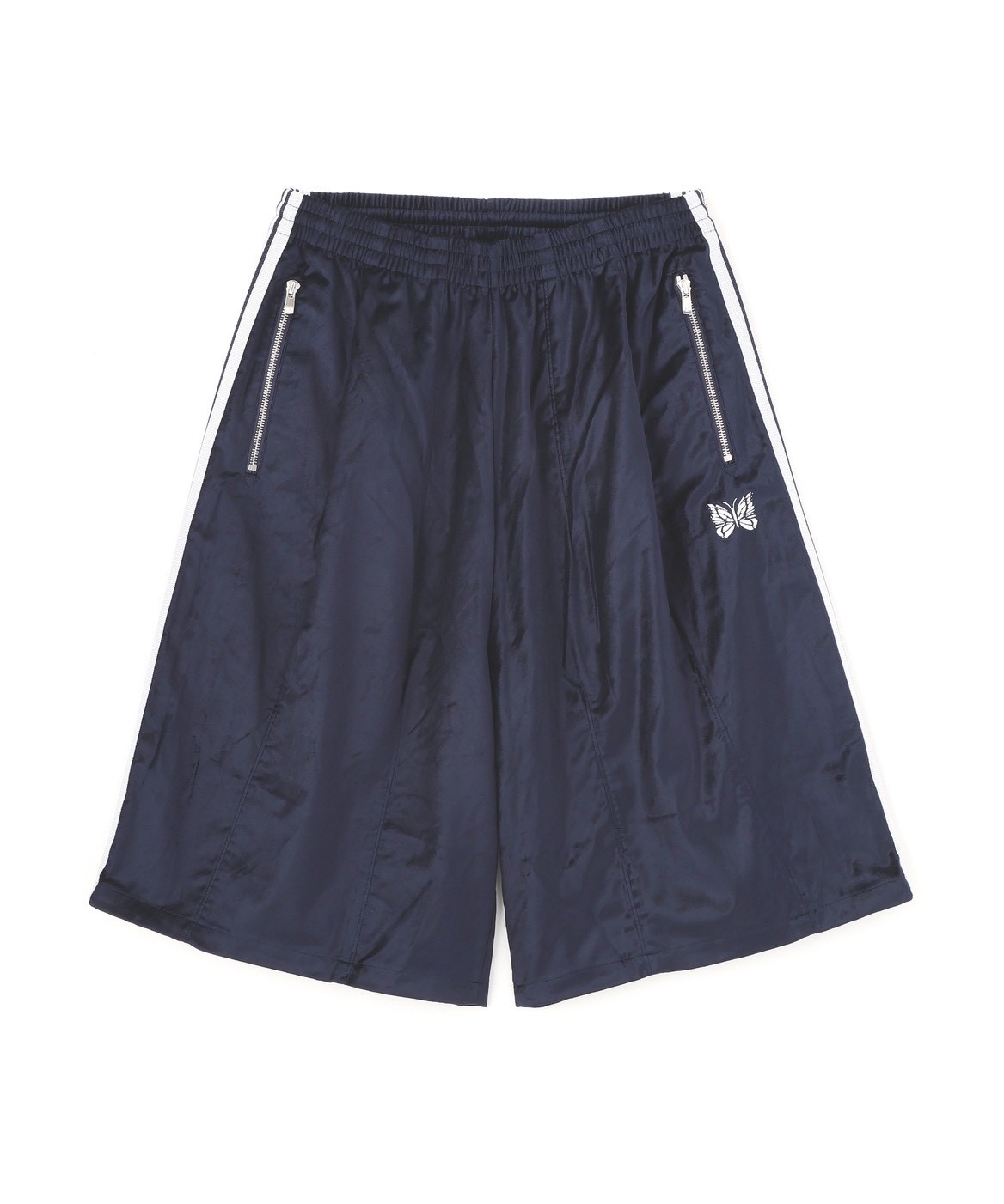 6月発売 LHP exclasive Track Pants H.D shorts Velours Navy/White XS