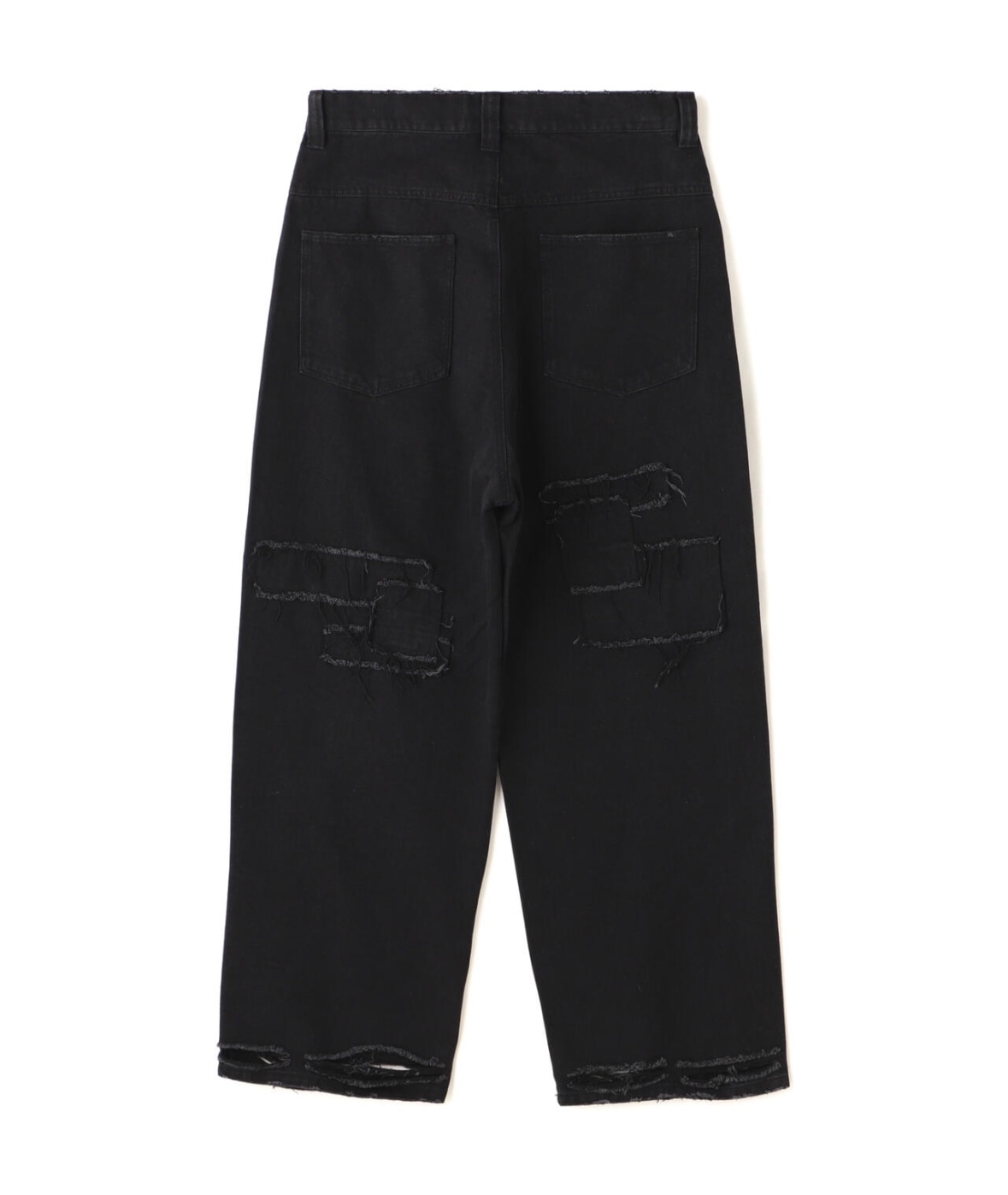 DankeSchon/ダンケシェーン/1OZ PATCHWORK DENIM Black S