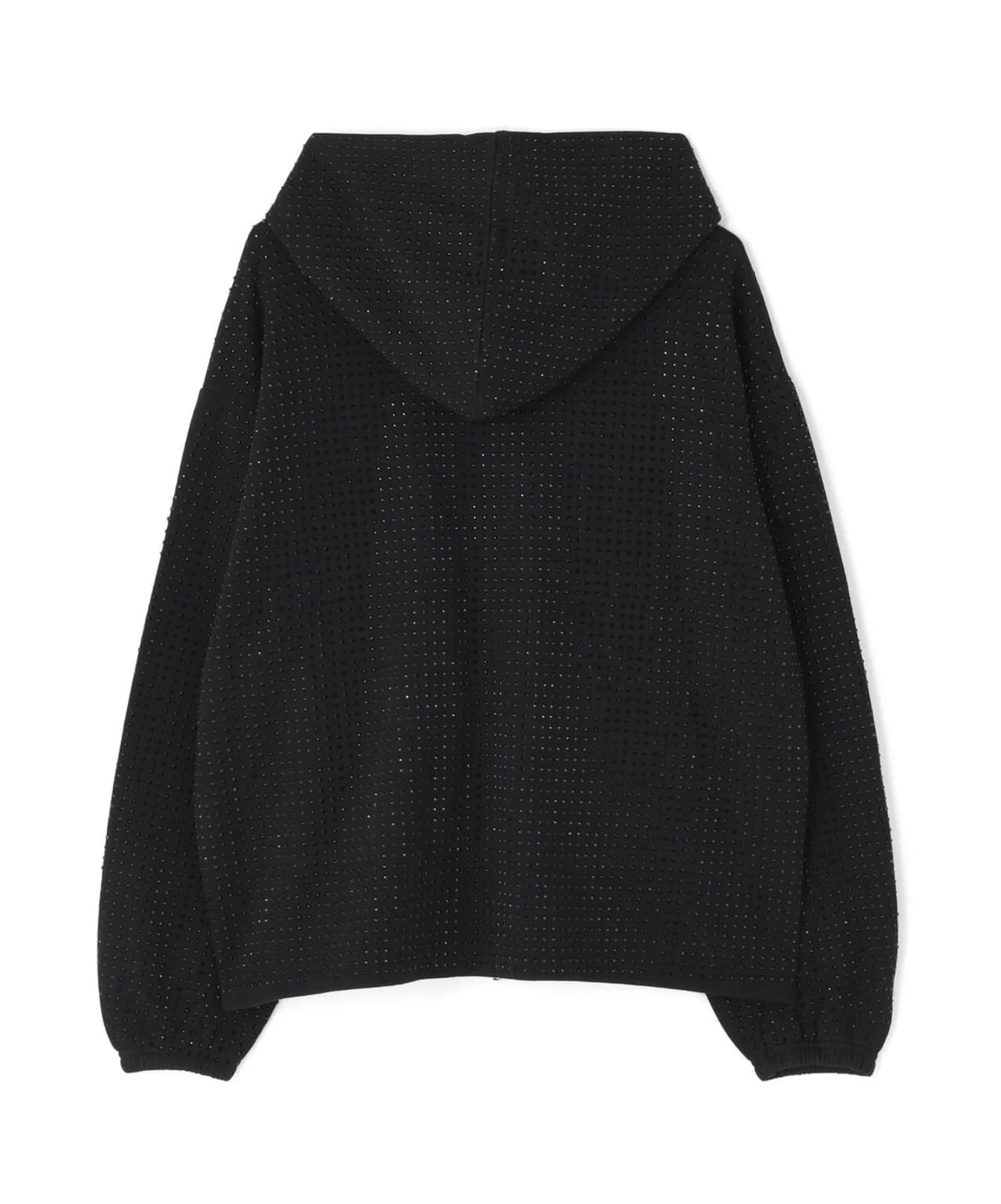 Danke Schon 26ss "Line Stone Zip Hoodie" Black M