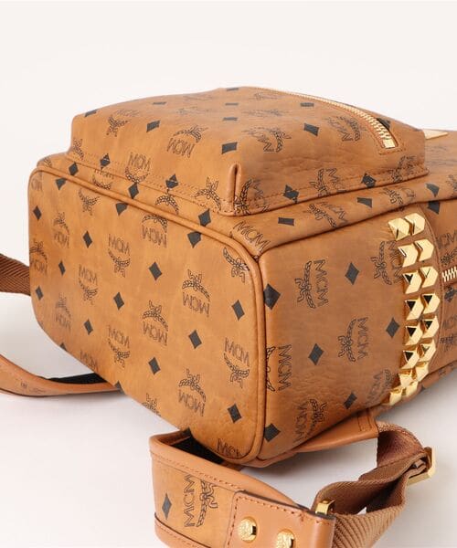 MCM/エムシーエム/Stark SideStuds BackPack SML Brown F