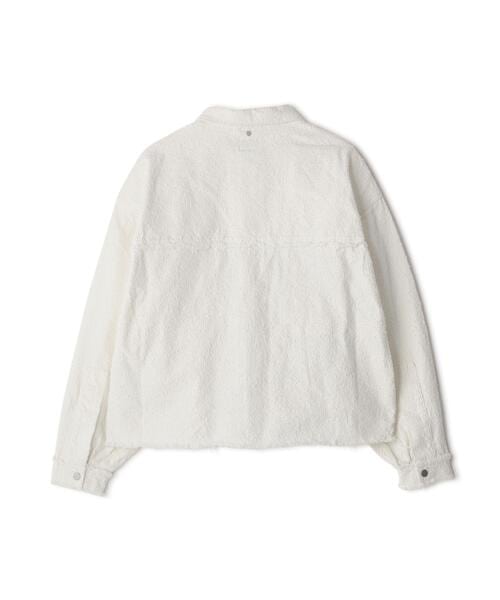 DankeSchon/ダンケシェーン/NEEDLEPUNCH DENIM 3rd JACKET White S
