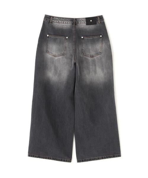DankeSchon/ダンケシェーン/12oz BAGGY JEANS/FADE Black S