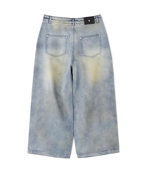 DankeSchon/ダンケシェーン/12oz BAGGY JEANS/SWARO Blue S