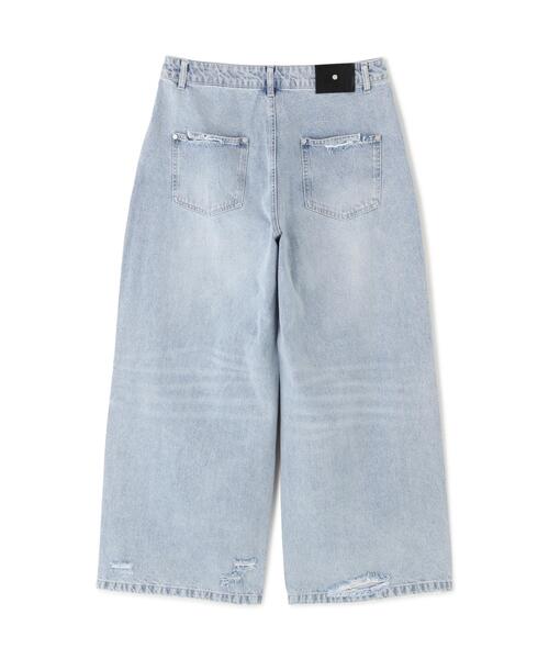 DankeSchon/ダンケシェーン/12oz BAGGY JEANS/ICE Blue S