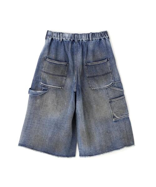 DankeSchon/ダンケシェーン/STUDS W-KNEE SHORTS DENIM Blue M