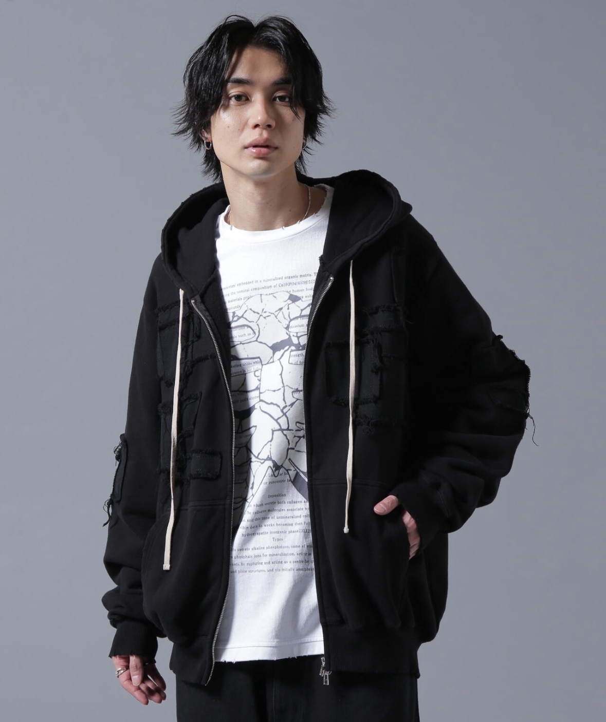 Dankeschon / ダンケシェーン / Patchwork SWT ZHOD Black M