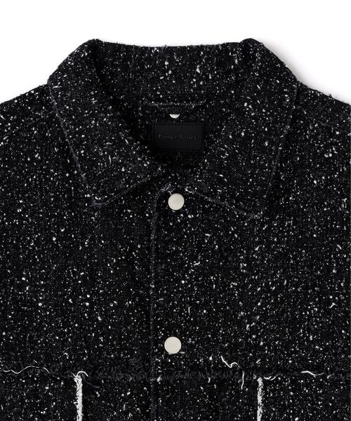 DankeSchon/ダンケシェーン/NEEDLEPUNCH DENIM 3rd JACKET Black S