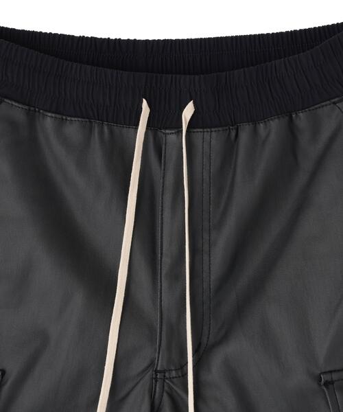 DankeSchon/ダンケシェーン/COATING CARGO SHORTS Black M