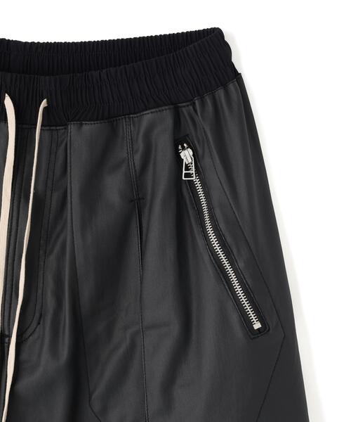 DankeSchon/ダンケシェーン/COATING BAGGY CARGO SHORTS Black M