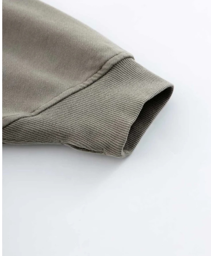 Supplier サプライヤー Fleur Leather Patch Zip Hoodie beige M