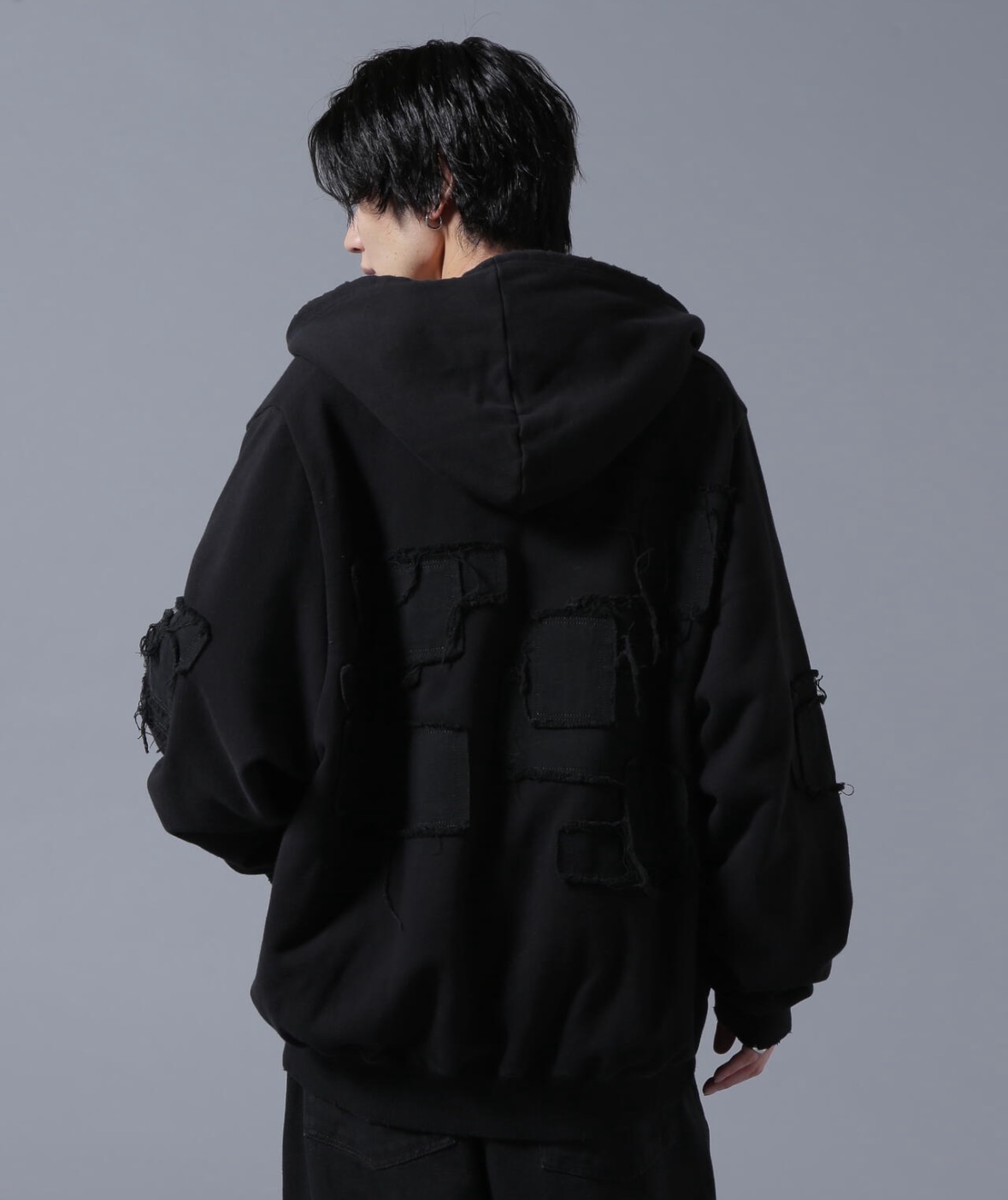 Dankeschon / ダンケシェーン / Patchwork SWT ZHOD Black M