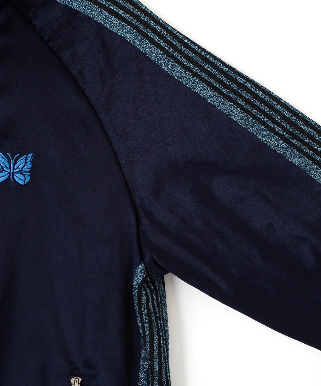 Needles ニードルス 26ss "Exclusive Track Jacket - C/PE Velour" Navy Black S